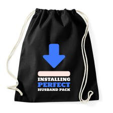 PRINTFASHION PERFECT HUSBAND PACK - Sportzsák, Tornazsák - Fekete tornazsák