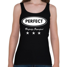 PRINTFASHION PERFECT - Női atléta - Fekete női trikó