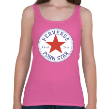 PRINTFASHION Perverz pornósztár - Női atléta - Rózsaszín női trikó