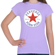 PRINTFASHION Perverz pornósztár - Női póló - Viola