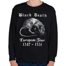 PRINTFASHION Pestis turné - Gyerek pulóver - Fekete