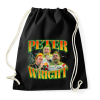PRINTFASHION Peter Wright - darts - Sportzsák, Tornazsák - Fekete