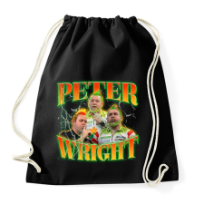 PRINTFASHION Peter Wright - darts - Sportzsák, Tornazsák - Fekete tornazsák