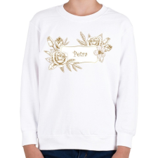 PRINTFASHION Petra - Gyerek pulóver - Fehér gyerek pulóver, kardigán