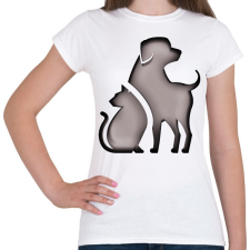 PRINTFASHION pets - Női póló - Fehér női póló