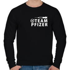 PRINTFASHION Pfizer Team - Férfi pulóver - Fekete férfi pulóver, kardigán