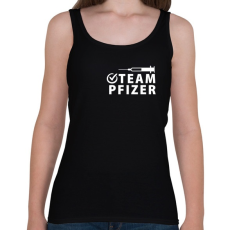 PRINTFASHION Pfizer Team - Női atléta - Fekete