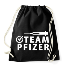 PRINTFASHION Pfizer Team - Sportzsák, Tornazsák - Fekete tornazsák