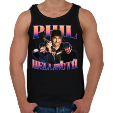 PRINTFASHION Phil Hellmuth - póker - Férfi atléta - Fekete