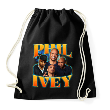 PRINTFASHION Phil Ivey - póker - Sportzsák, Tornazsák - Fekete tornazsák