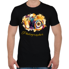 PRINTFASHION photographer - Férfi póló - Fekete férfi póló