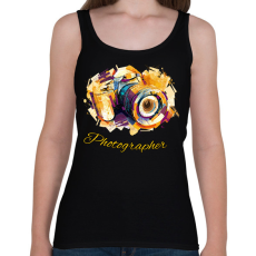 PRINTFASHION photographer - Női atléta - Fekete