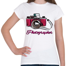 PRINTFASHION photographer - Női póló - Fehér női póló