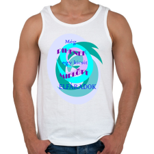 PRINTFASHION Pihenek kicsit - Férfi atléta - Fehér atléta, trikó