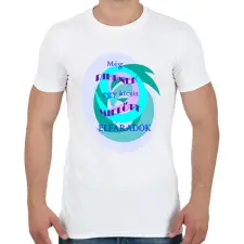 PRINTFASHION Pihenek kicsit - Férfi póló - Fehér férfi póló