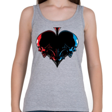 PRINTFASHION Pikk koponyák - Női atléta - Sport szürke női trikó