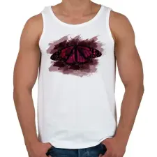 PRINTFASHION pillangó1 - Férfi atléta - Fehér atléta, trikó