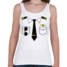PRINTFASHION pilóta egyenruha - Női atléta - Fehér