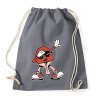 PRINTFASHION Ping pong dab - Sportzsák, Tornazsák - Grafitszürke