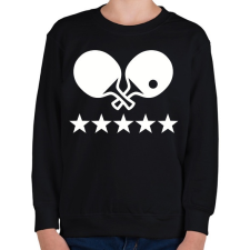 PRINTFASHION PingPong - Gyerek pulóver - Fekete gyerek póló