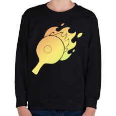 PRINTFASHION pingpong - Gyerek pulóver - Fekete