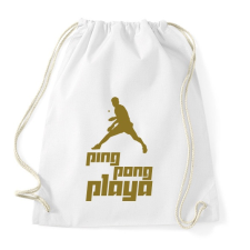 PRINTFASHION PingPongPlaya - Sportzsák, Tornazsák - Fehér tornazsák