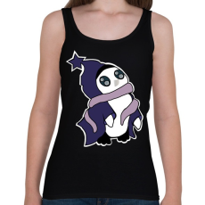 PRINTFASHION pingvin_lila - Női atléta - Fekete