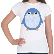 PRINTFASHION Pingvin - Női póló - Fehér