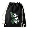 PRINTFASHION pingvin_zöld - Sportzsák, Tornazsák - Fekete
