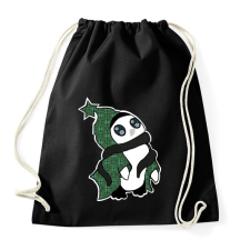 PRINTFASHION pingvin_zöld - Sportzsák, Tornazsák - Fekete tornazsák