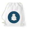 PRINTFASHION Pingvines diplomás minta - Sportzsák, Tornazsák - Fehér