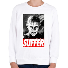 PRINTFASHION Pinhead Suffer - Gyerek pulóver - Fehér gyerek póló