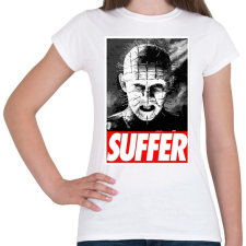 PRINTFASHION Pinhead Suffer - Női póló - Fehér női póló