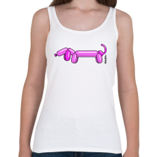 PRINTFASHION Pink lufitacskó - Női atléta - Fehér