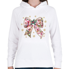 PRINTFASHION pink masni - Női kapucnis pulóver - Fehér női pulóver, kardigán