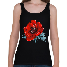 PRINTFASHION pipacs - Női atléta - Fekete