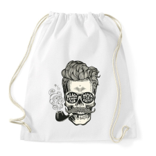 PRINTFASHION Pipázó Hipster - Sportzsák, Tornazsák - Fehér tornazsák