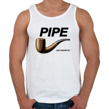 PRINTFASHION Pipe- Nike - Férfi atléta - Fehér atléta, trikó