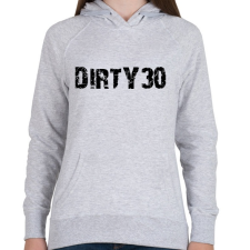 PRINTFASHION Piszkos 30 - Női kapucnis pulóver - Sport szürke női pulóver, kardigán