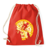 PRINTFASHION Pizza hold - Sportzsák, Tornazsák - Piros