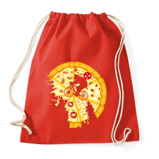 PRINTFASHION Pizza hold - Sportzsák, Tornazsák - Piros tornazsák