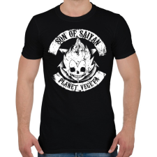 PRINTFASHION Planet Vegeta - Son of Saiyan - Férfi póló - Fekete férfi póló