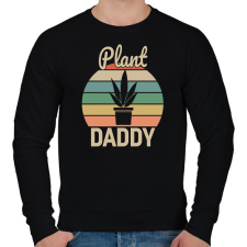 PRINTFASHION Plant Daddy - Férfi pulóver - Fekete férfi pulóver, kardigán