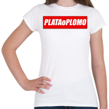 PRINTFASHION Plata o Plomo - Női póló - Fehér női póló