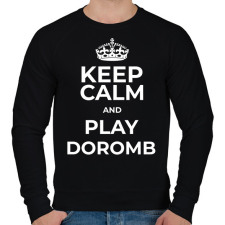 PRINTFASHION PLAY DOROMB - Férfi pulóver - Fekete férfi pulóver, kardigán
