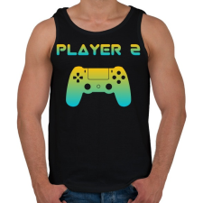 PRINTFASHION PLAYER 2 - Férfi atléta - Fekete atléta, trikó