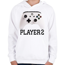 PRINTFASHION Player 2 Xbox One  páros póló - Gyerek kapucnis pulóver - Fehér gyerek pulóver, kardigán