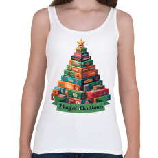 PRINTFASHION Playful Christmas - Női atléta - Fehér