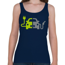 PRINTFASHION Plug-In Hybrid Electric Vehicle - Női atléta - Sötétkék