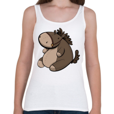 PRINTFASHION Plüss ló - Női atléta - Fehér